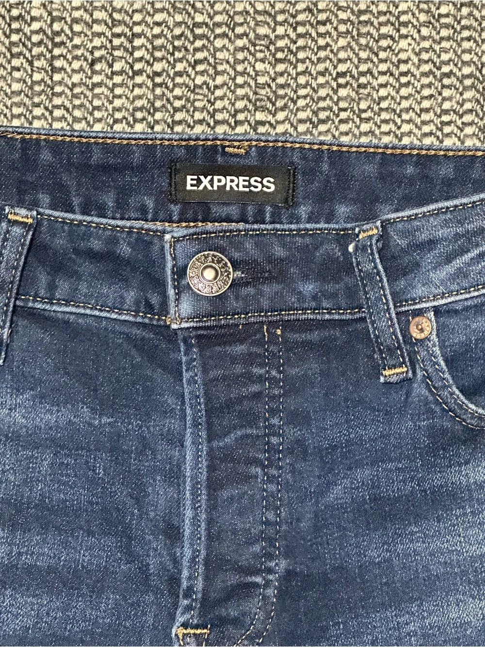Express Slim Straight Denim Jeans